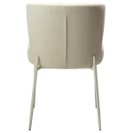 Glam Chair Bone White Boucle Fabric With Bone White Metal Legs 100206111 04 Back