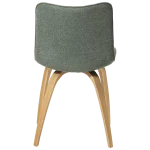 Glee Chair Pebble Green Boucle Fabric With Oak Legs 100203108 04 Back