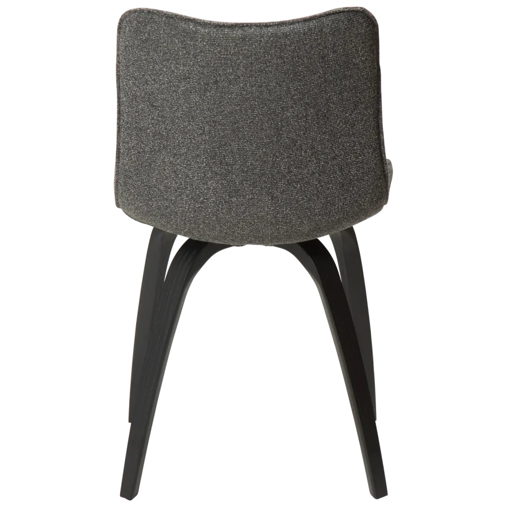 Glee Chair Pebble Grey Boucle Fabric With Black Stained Ash Legs 100203102 04 Back