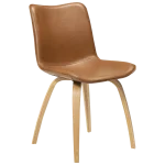 Glee Chair Vintage Light Brown Art Leather With Oak Legs 100203104 01 Main
