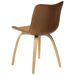 Glee Chair Vintage Light Brown Art Leather With Oak Legs 100203104 05 Back Angle