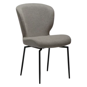 GLORY CHAIR Pebble Earth Boucle W. Black Swivel Legs 100330205 01 Main