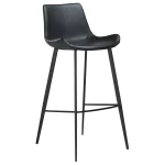 Hype Bar Stool Black Art Leather With Black Metal Legs 200390600 01 Main