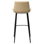 Hype Bar Stool Vintage Ivory Art Leather With Black Metal Legs 200390615 04 Back
