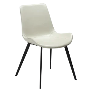 Hype Chair Bone White Art Leather With Black Metal Legs 100690623 01 Main