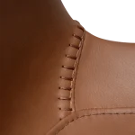 HYPE CHAIR Cognac Faux Leather W. Black Metal Legs 100690634 06 Detail1