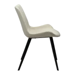 Hype Chair Dove Rpes Boucle Fabric With Black Metal Legs 100690628 03 Profile