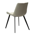 Hype Chair Dove Rpes Boucle Fabric With Black Metal Legs 100690628 05 Back Angle