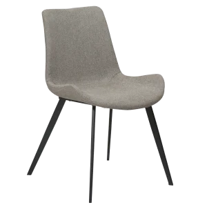 HYPE CHAIR Pebble Earth Bouclé Fabric W. Black Metal Legs 100690709 01 Main