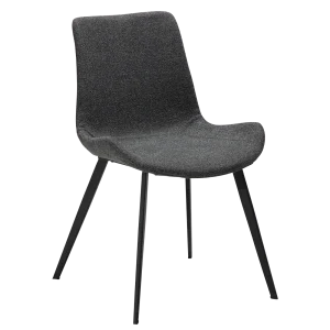 Hype Chair Pebble Grey Boucle Fabric With Black Metal Legs 100690703 01 Main