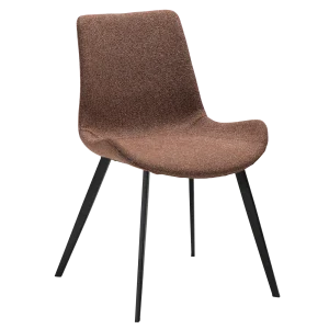 Hype Chair Pebble Red Boucle Fabric With Black Metal Legs 100690704 01 Main