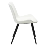 Hype Chair Snow Rpes Boucle Fabric With Black Metal Legs 100690627 03 Profile