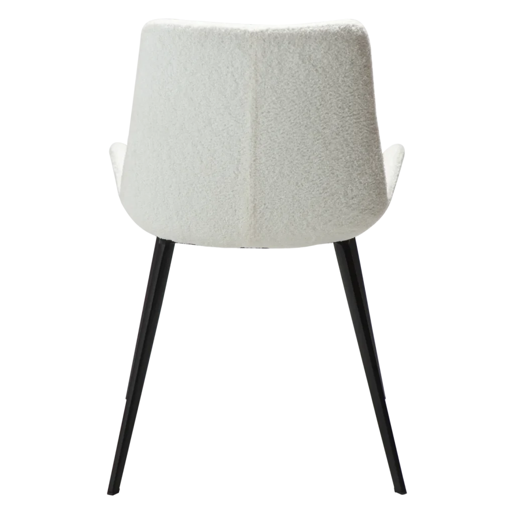 Hype Chair Snow Rpes Boucle Fabric With Black Metal Legs 100690627 04 Back