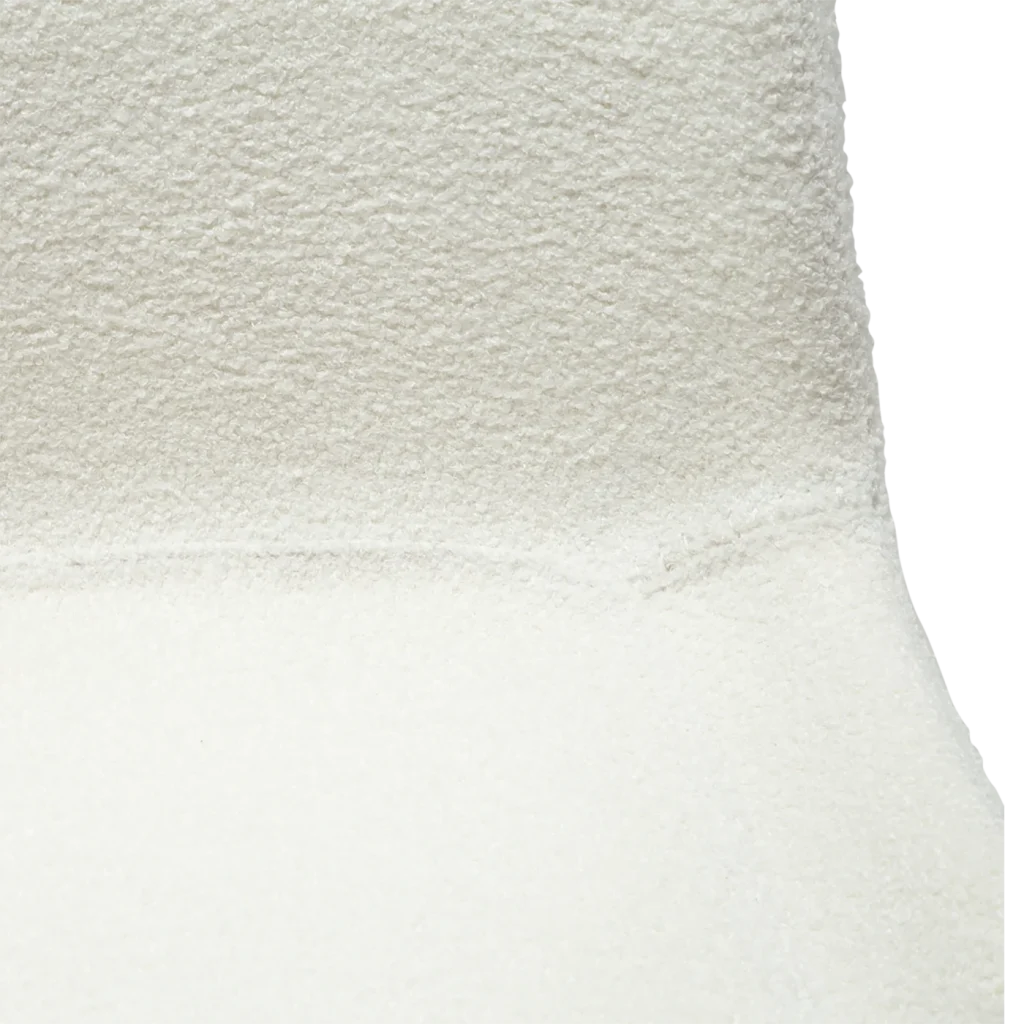 Hype Chair Snow Rpes Boucle Fabric With Black Metal Legs 100690627 06 Detail1