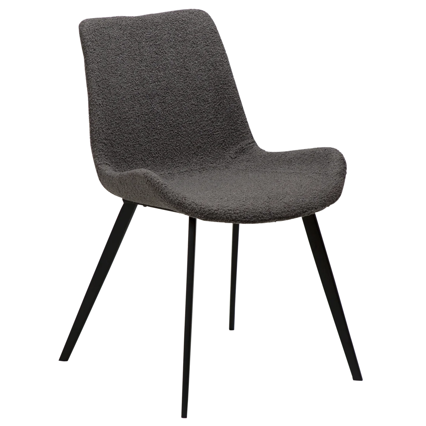 Hype Chair Stone Rpes Boucle Fabric With Black Metal Legs 100690629 01 Main