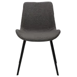 Hype Chair Stone Rpes Boucle Fabric With Black Metal Legs 100690629 02 Front