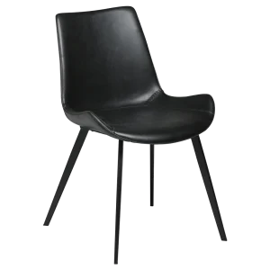 Hype Chair Vintage Black Art Leather With Black Metal Legs 100690611 01 Main