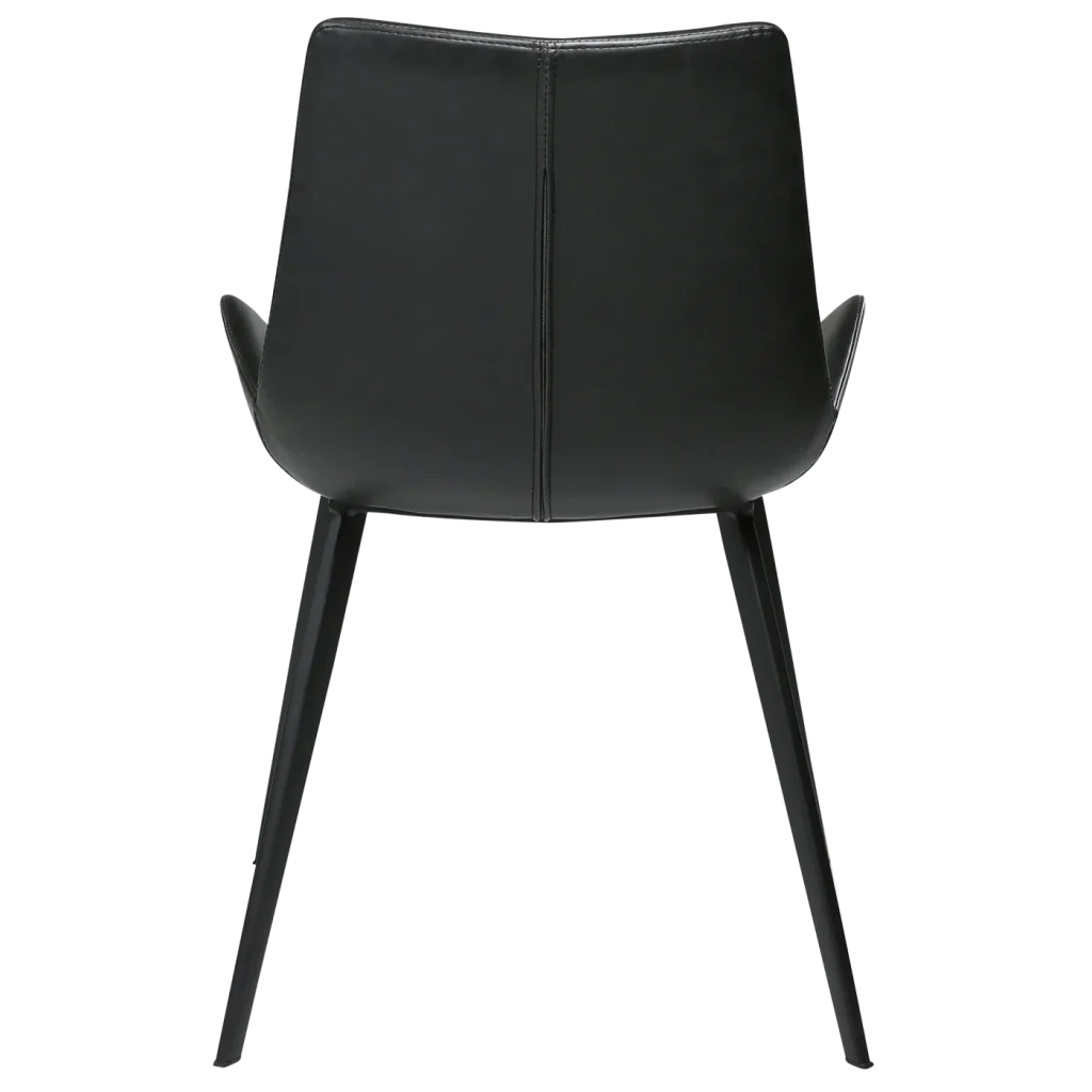 Hype Chair Vintage Black Art Leather With Black Metal Legs 100690611 04 Back