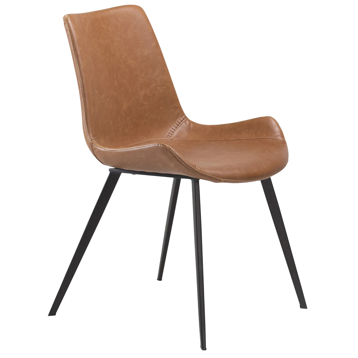 Hype Chair Vintage Light Brown Art Leather With Black Metal Legs 100690620 01 Main