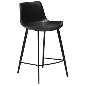 Hype Counter Stool Vintage Black Art Leather With Black Metal Legs 200490700 01 Main