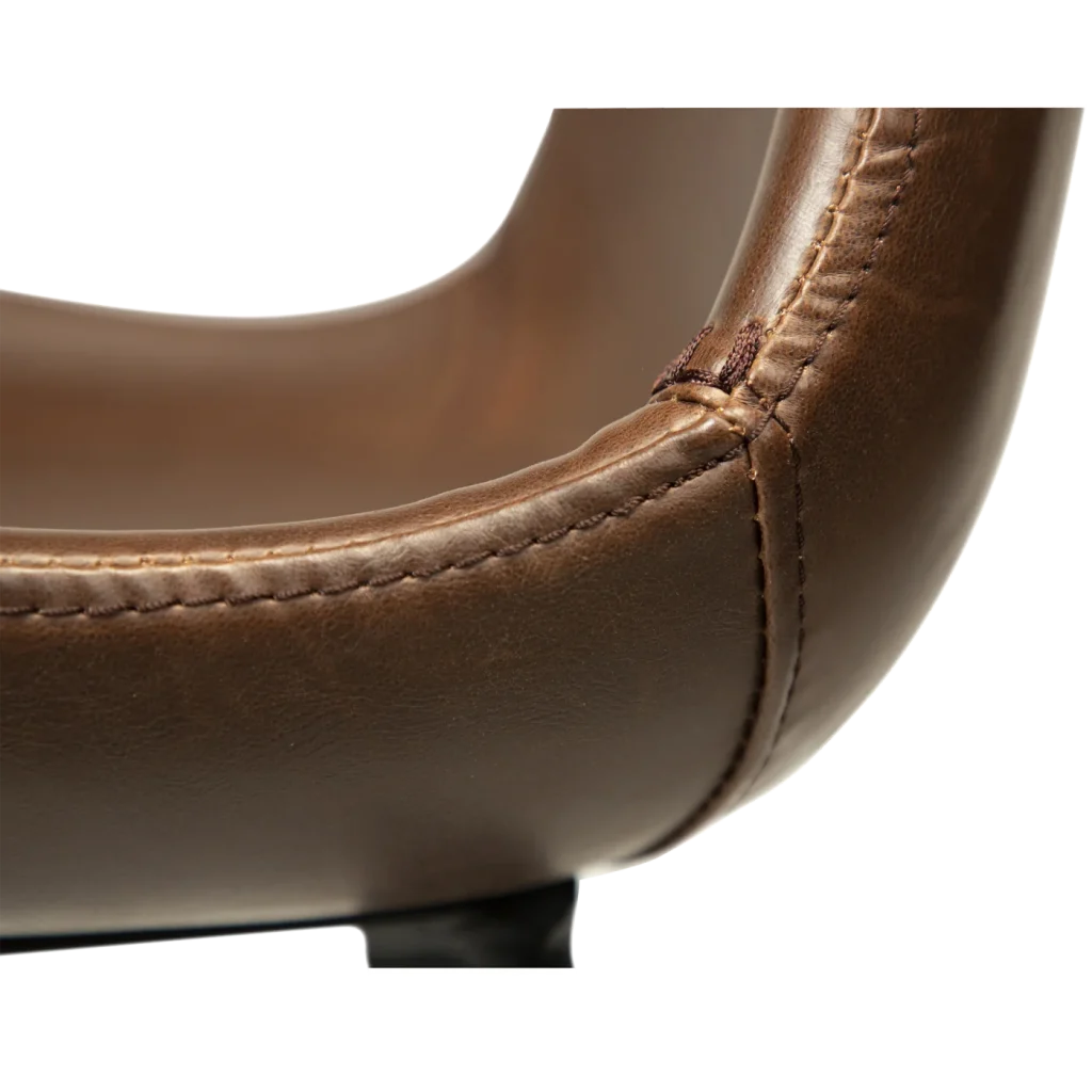 Hype Counter Stool Vintage Cocoa Art Leather With Black Metal Legs 200490820 08 Detail3