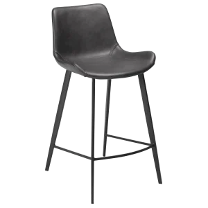 Hype Counter Stool Vintage Grey Art Leather With Black Metal Legs 200490705 01 Main