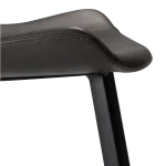 Hype Counter Stool Vintage Grey Art Leather With Black Metal Legs 200490705 08 Detail3