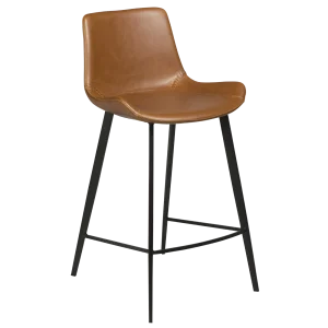 Hype Counter Stool Vintage Light Brown Art Leather With Black Metal Legs 200490706 01 Main