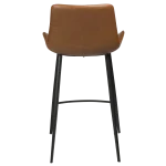 Hype Counter Stool Vintage Light Brown Art Leather With Black Metal Legs 200490706 04 Back