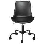 Hype Office Chair Vintage Black Art Leather With Black Base With Wheels 700770555 02 Front