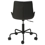 Hype Office Chair Vintage Black Art Leather With Black Base With Wheels 700770555 04 Back