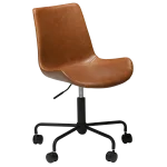 Hype Office Chair Vintage Light Brown Art Leather With Black Base With Wheels 700770500 01 Main