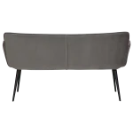 Join Bench Alu Velvet With Black Conical Metal Legs 700680110 04 Back