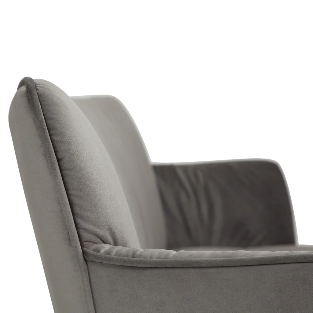 Join Bench Alu Velvet With Black Conical Metal Legs 700680110 06 Detail1