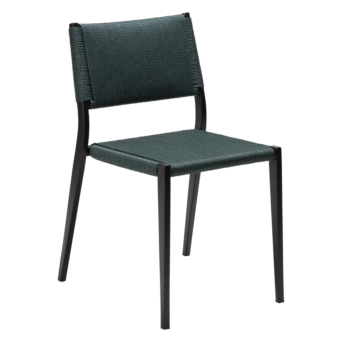 Loop Chair Green Gables Paper Cord With Black Metal Legs 100500712 01 Main