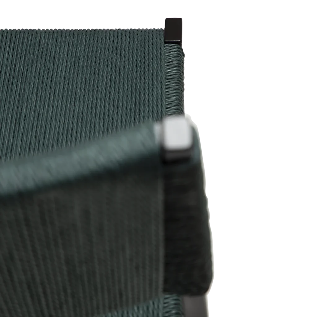 Loop Chair Green Gables Paper Cord With Black Metal Legs 100500712 08 Detail3