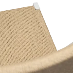 Loop Chair Natural Paper Cord With White Metal Legs 100500710 08 Detail3