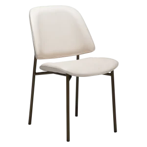 OHMY CHAIR Creole Pink Faux Leather W. Antique Brass Metal Legs 100290104 01 Main