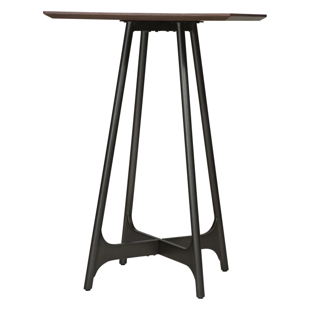 OOID BAR TABLE LEGS Antique Pewter 400100202 02 Detail1