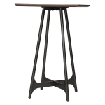 OOID BAR TABLE LEGS Antique Pewter 400100202 02 Detail1