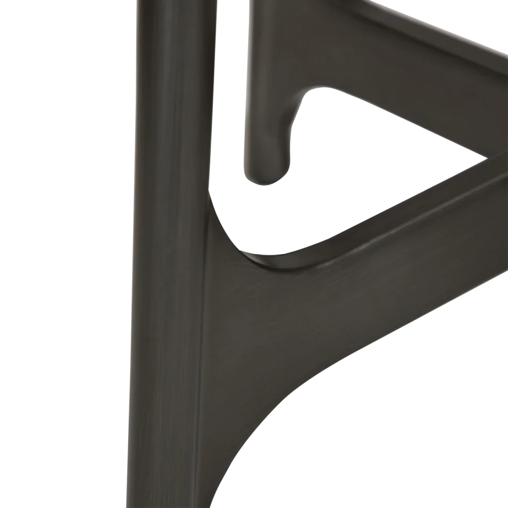 OOID BAR TABLE LEGS Antique Pewter 400100202 03 Detail2