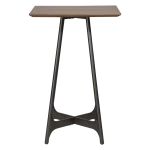 OOID BAR TABLE TOP Walnut Veneer 400100102 02 Front