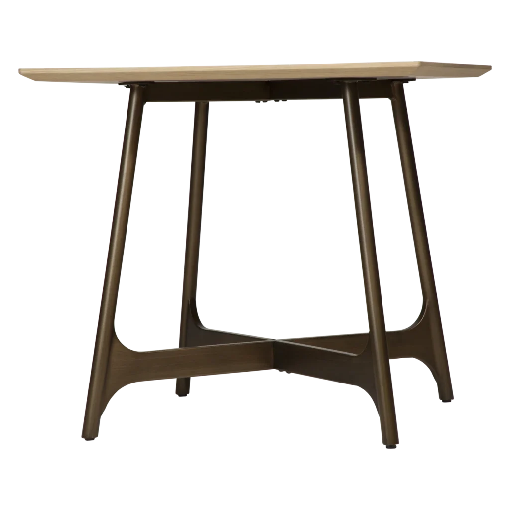 OOID CAFE TABLE LEGS Antique Brass Metal Legs 400100221 02