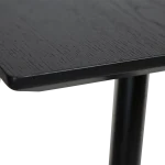 OOID CAFE TABLE TOP Black Stained Ash Veneer 400100120 03 Detail1