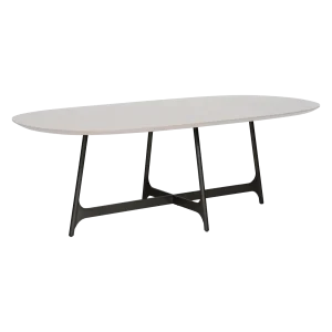 OOID OVAL TABLE LEGS Antique Pewter 400900120 01 Main