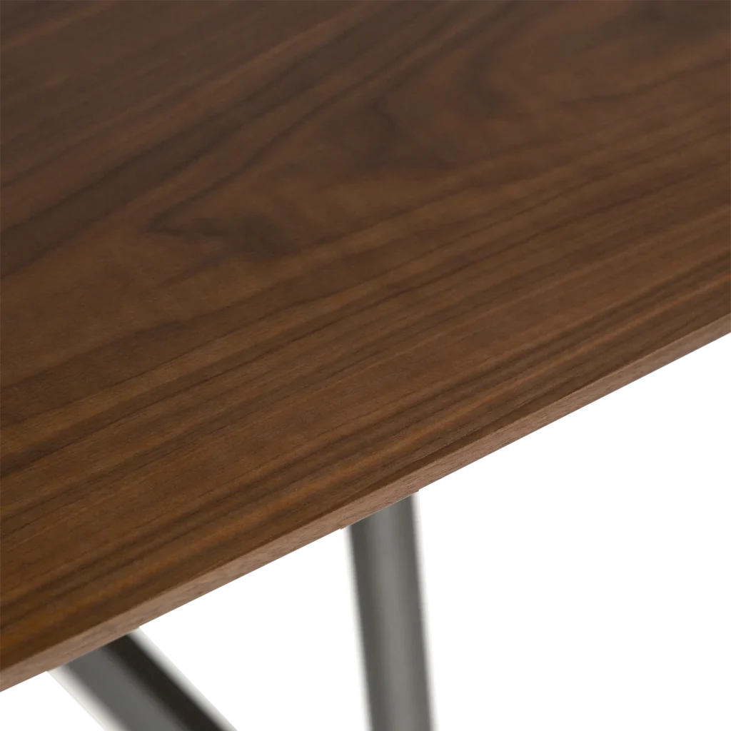 OOID OVAL TABLE TOP Walnut Veneer 400900107 04 Detail2