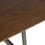 OOID OVAL TABLE TOP Walnut Veneer 400900107 04 Detail2