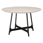 OOID ROUND TABLE LEGS Antique Pewter 400900116 01 Main