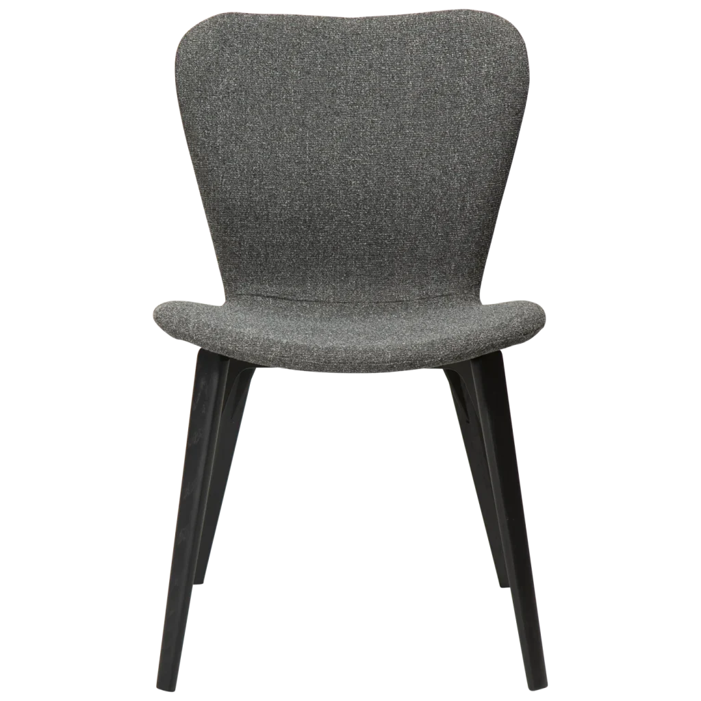 Paragon Chair Pebble Grey Boucle Fabric With Black Stained Ash Legs Fsc 100201202 02 Front