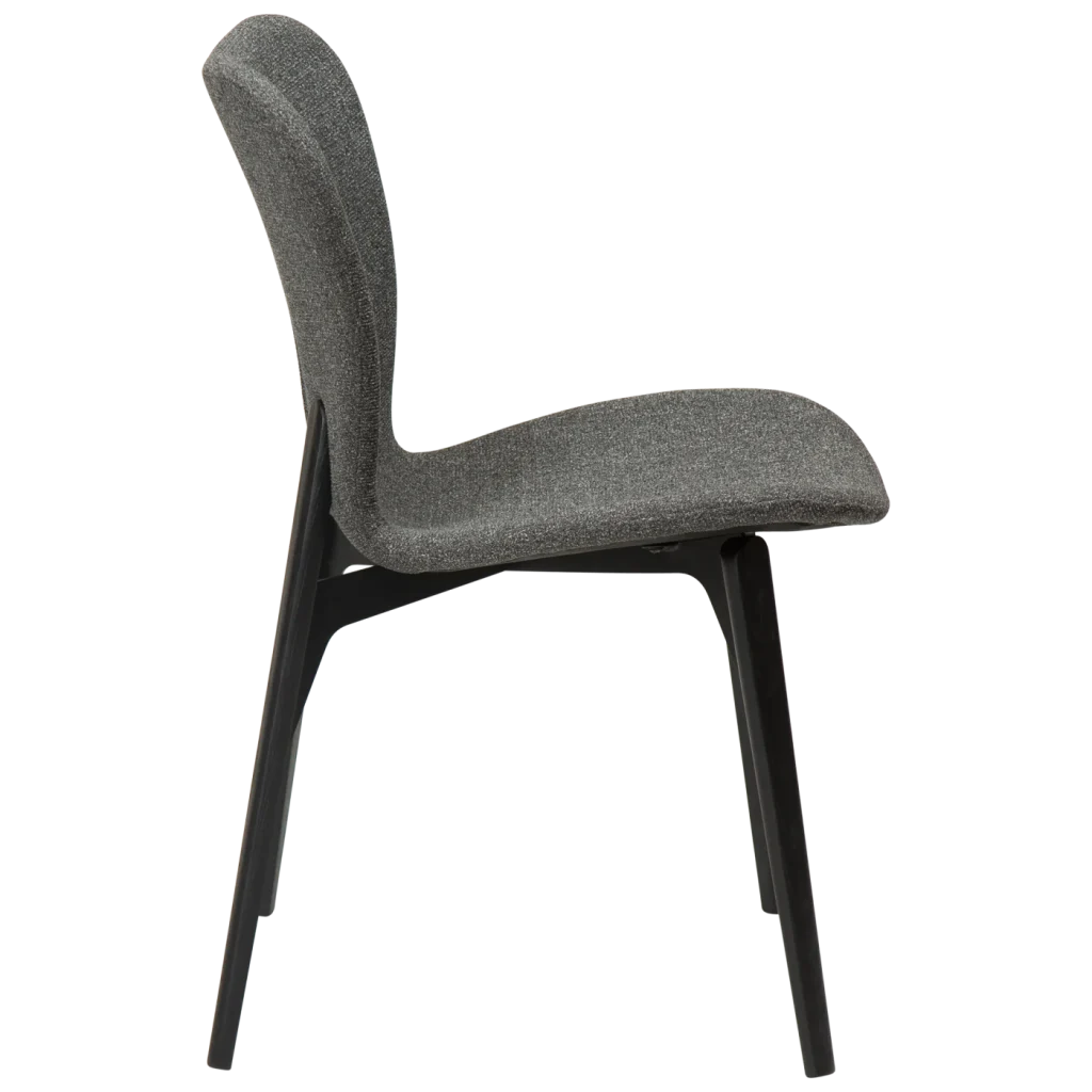 Paragon Chair Pebble Grey Boucle Fabric With Black Stained Ash Legs Fsc 100201202 03 Profile